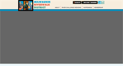 Desktop Screenshot of milwaukeeriverwalkdistrict.com