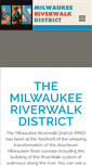 Mobile Screenshot of milwaukeeriverwalkdistrict.com